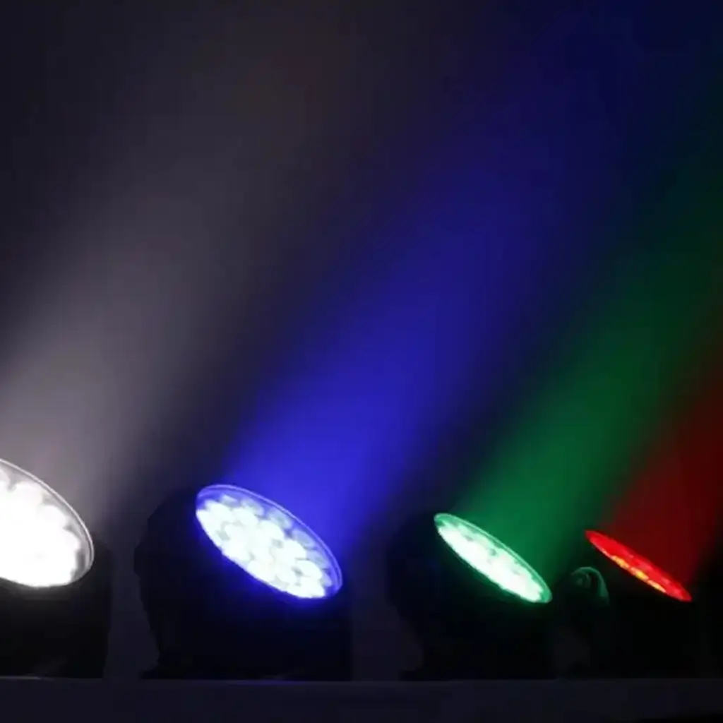 RGBW-LED-PAR-Fluter mit zweifacher Steuerung - CLUB-MIX3-IP