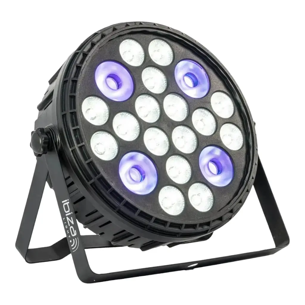 XXL PAR-Scheinwerfer mit RGBW- und UV-LEDs - BIGPAR-16RGBW4UV