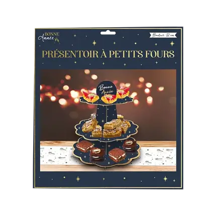 Petits Fours Display Gutes Neues Jahr