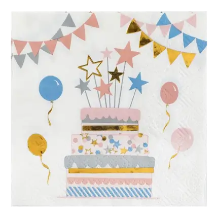 Kitty Party Serviette - 20er-Set