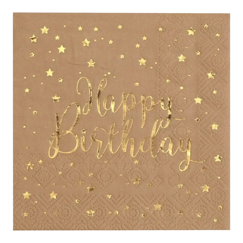 Happy Birthday Serviette - 20er-Set