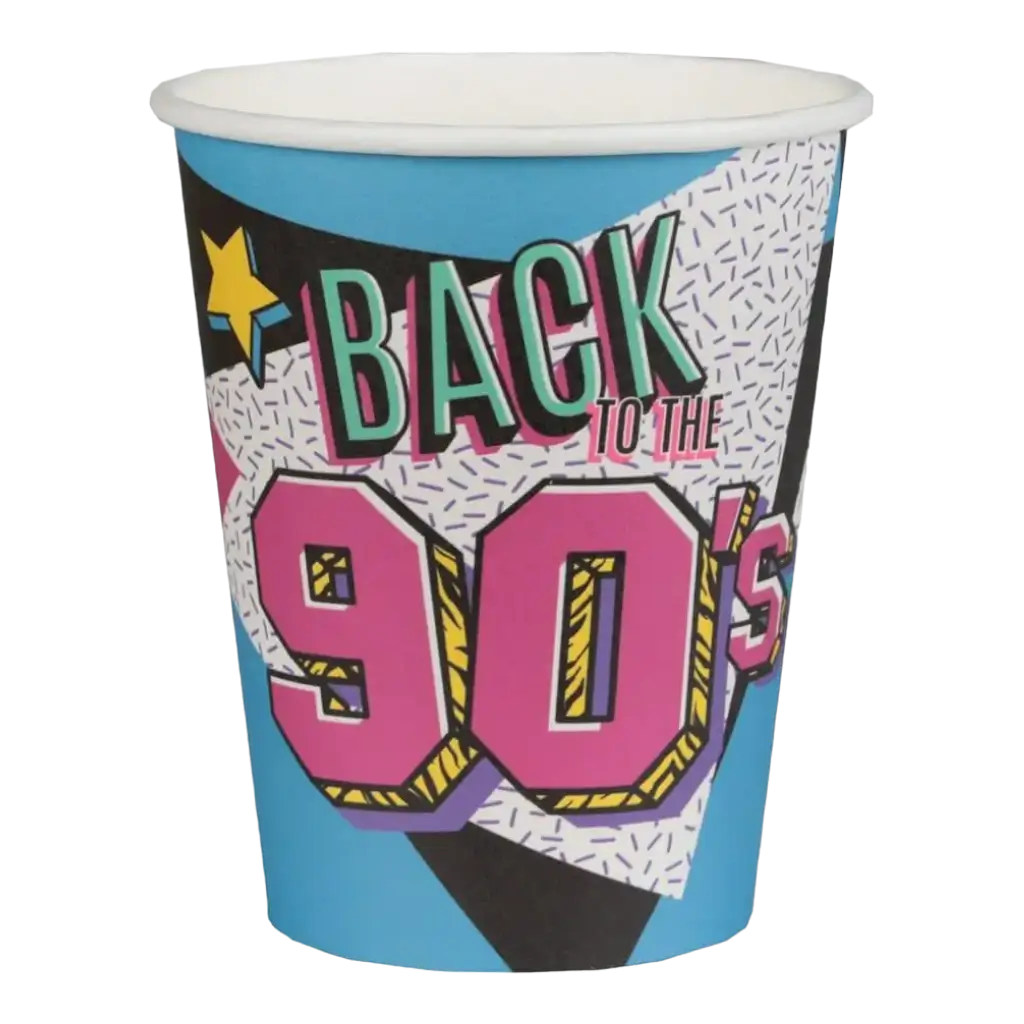 Becher 90's - 10er-Set