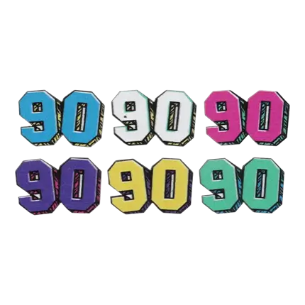 Streudeko 90er Jahre - 12er-Set