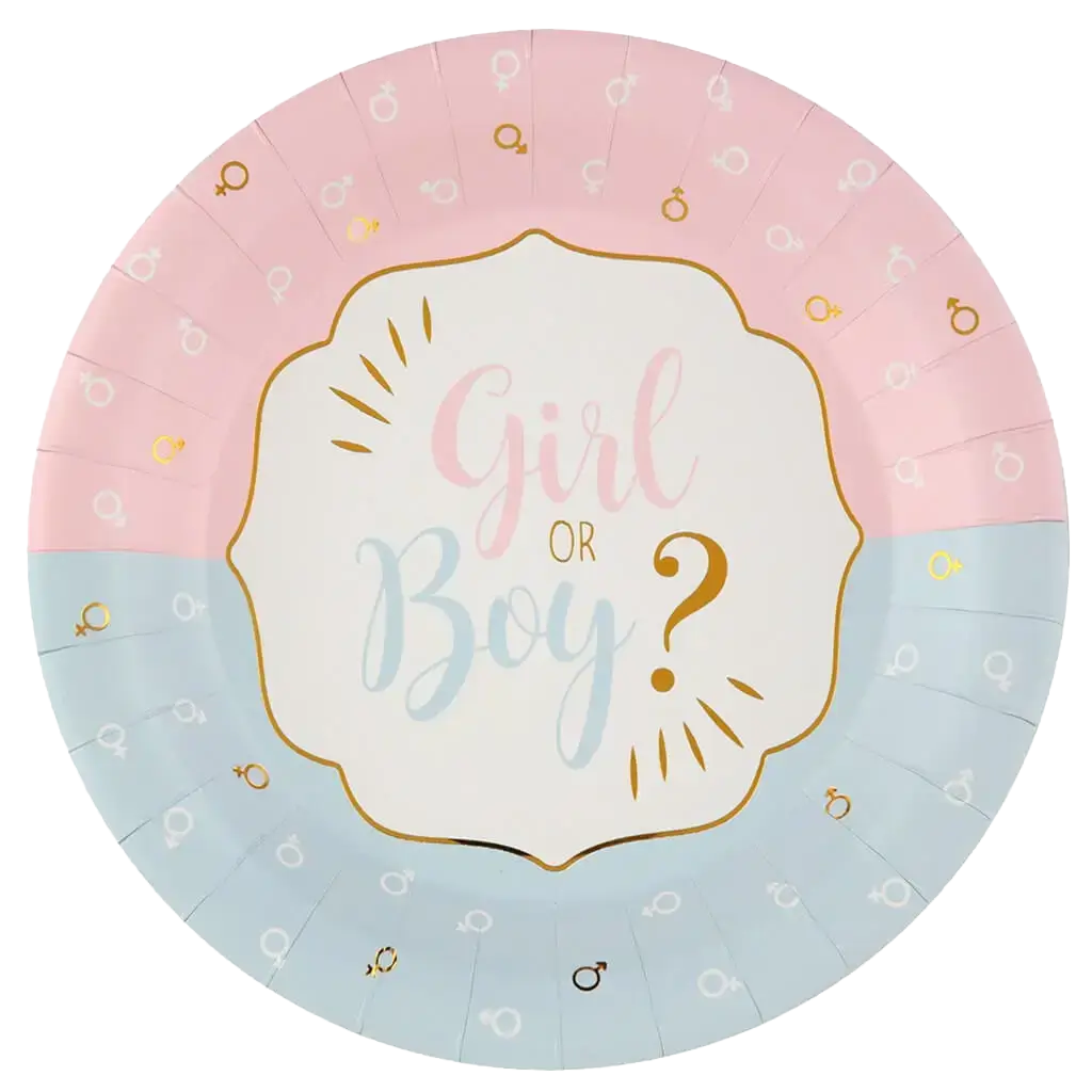 Teller Gender Reveal Girl or Boy? - Set von 10