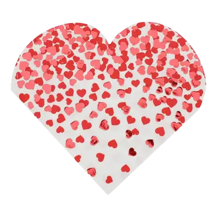 Valentinstagsserviette - 10er-Pack