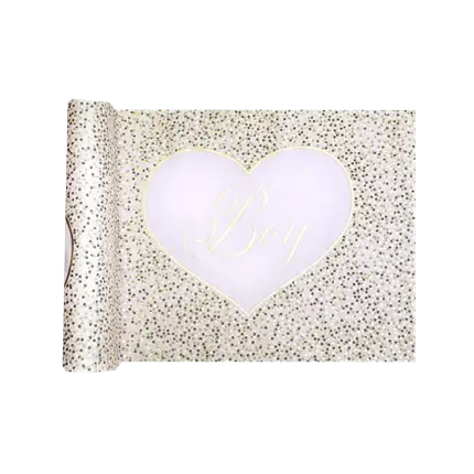 Tischläufer Girl & Boy Grün - 3 Meter