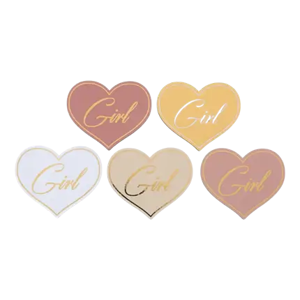 Tischdekoration - Girl & Boy - 10er-Set