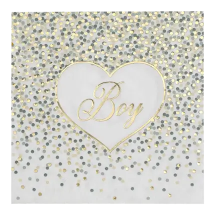 Girl & Boy Handtuch Blau - 20er-Set