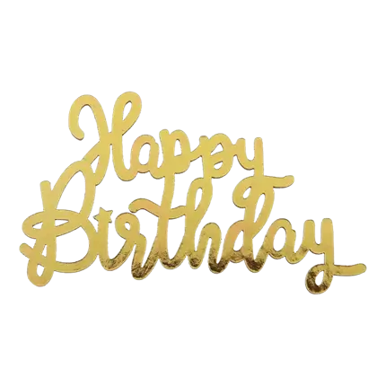 Tafelaufsatz - Happy Birthday