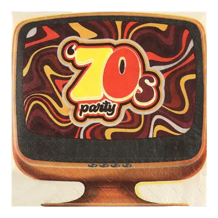 70er Jahre Serviette - 20er Set