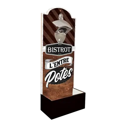 Wand-Flaschenöffner Bistrot entre Potes (Bistro unter Freunden)