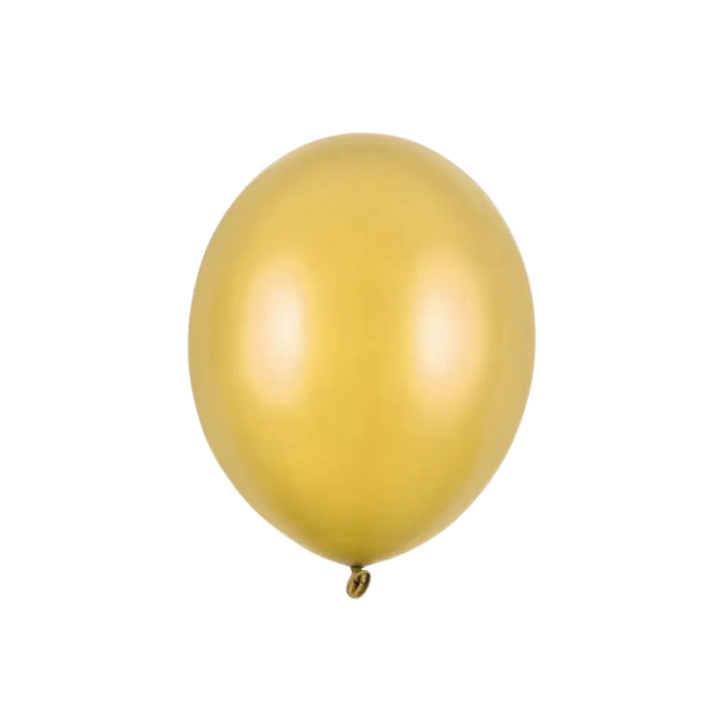 Lot von 50 Luftballons in Metallic-Gold