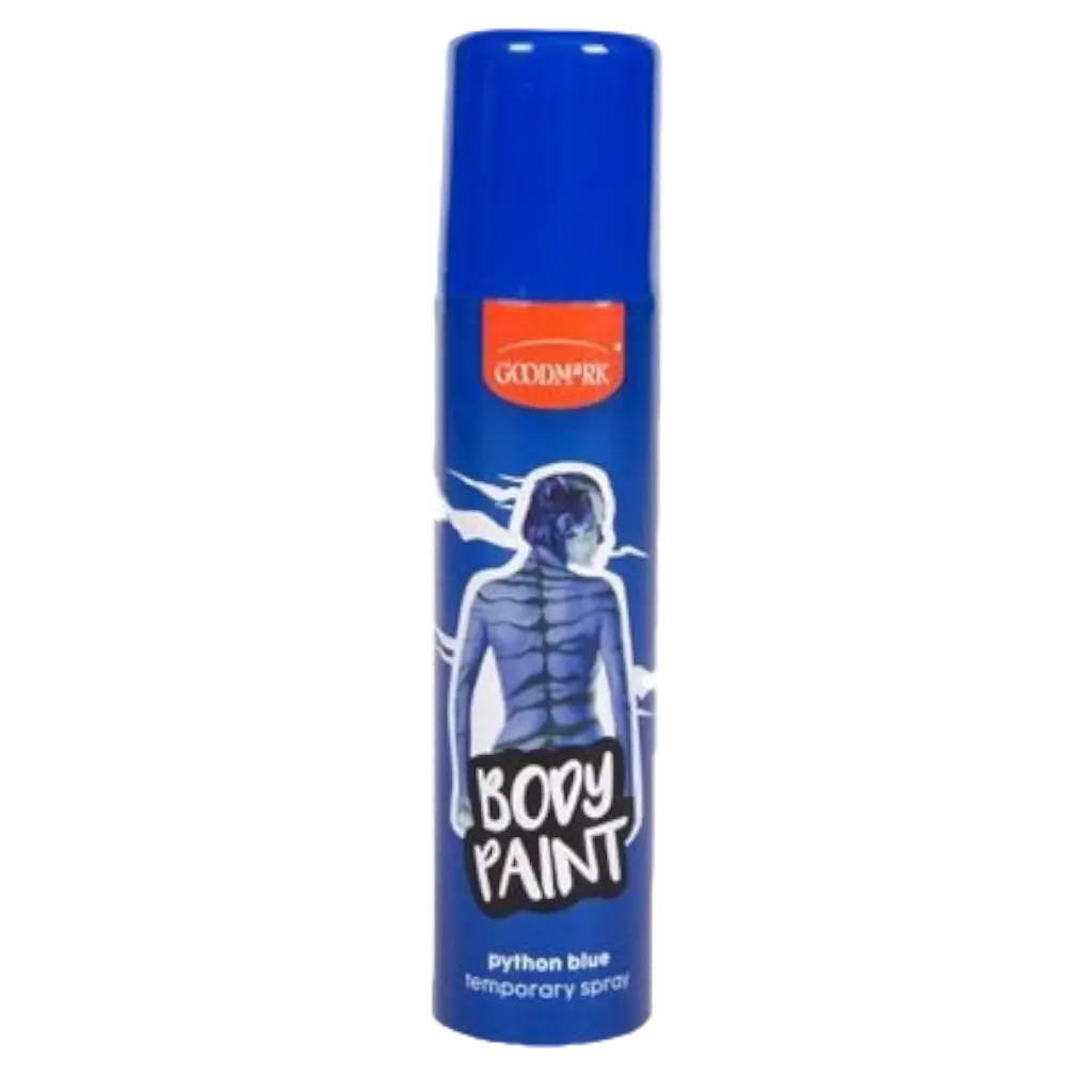 Farbspray für den Körper, blau, 75 ml