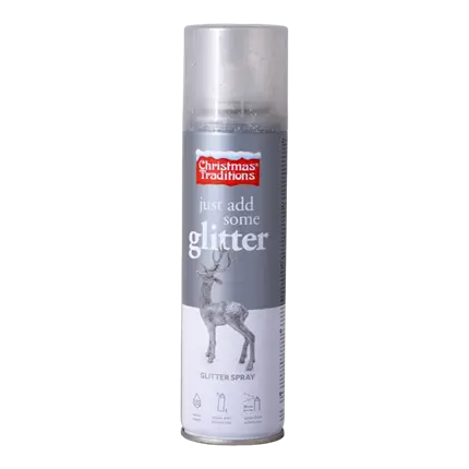 Glitterspray Silber 100 ml