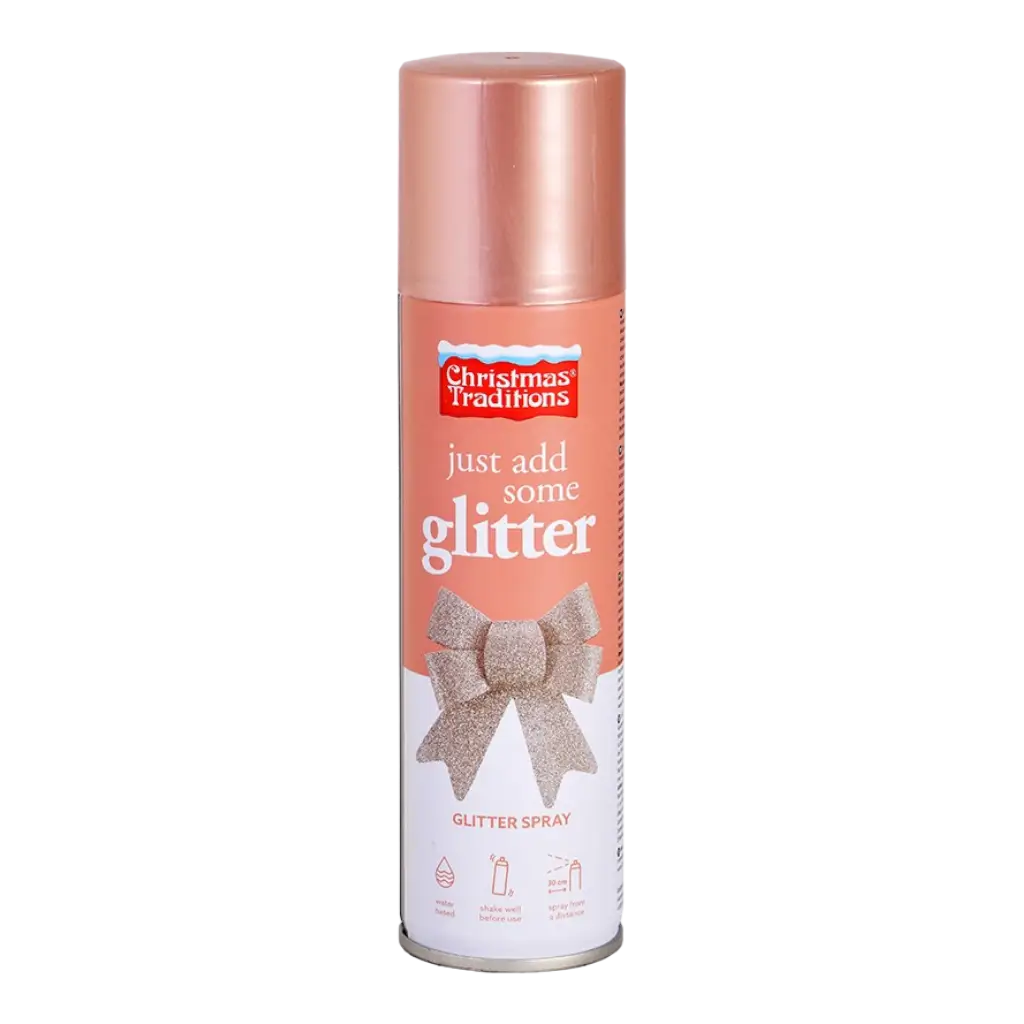 Glitterspray Roségold 100 ml