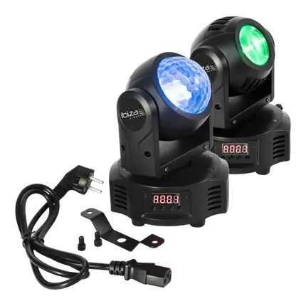 ASTRO BEAM Doppel Lyra DMX RGBW