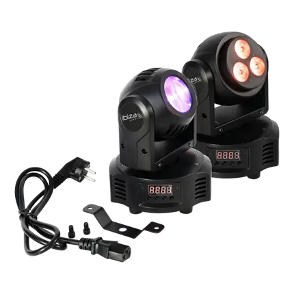 MH BEAM WASH Doppel-Lyre DMX