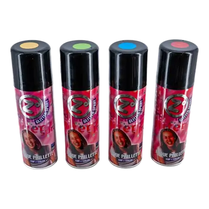 ZOCOOL GLITTERSPRAY 125 ML ROT