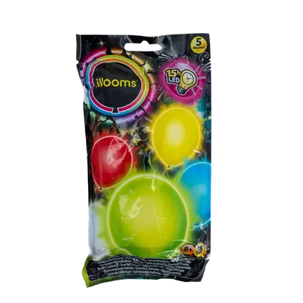 Illooms® LED-Luftballons aus Latex - Gemischte Farben