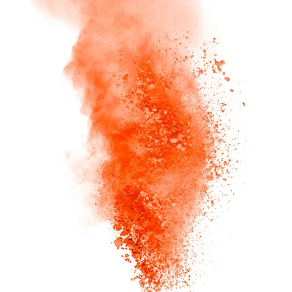 Mini Feuerlöscher mit Holi-Pulver - Orange