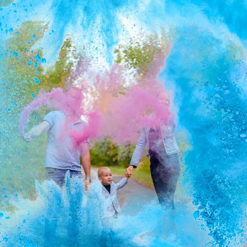 Mini Gender Reveal Feuerlöscher - Blau