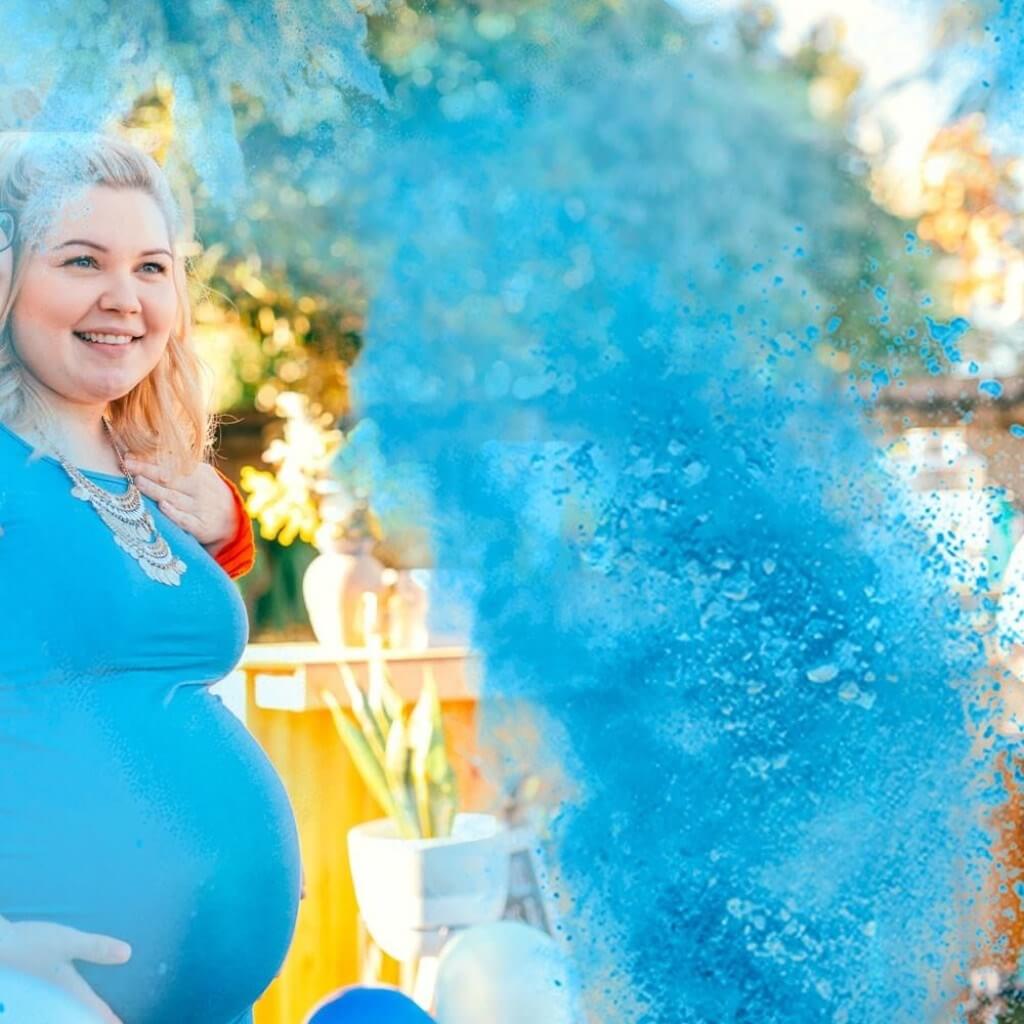 Mini Gender Reveal Feuerlöscher - Blau