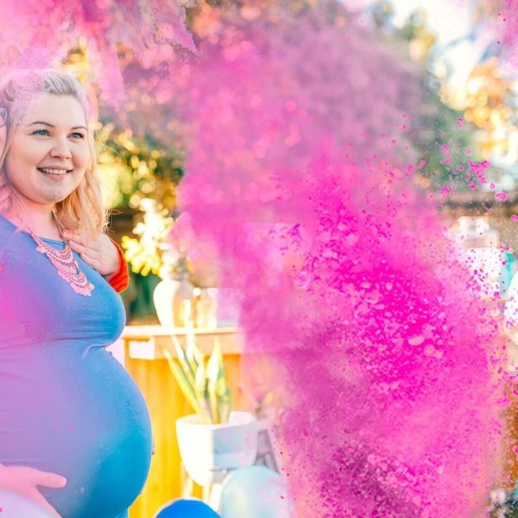 Mini Gender Reveal Feuerlöscher - Rosa