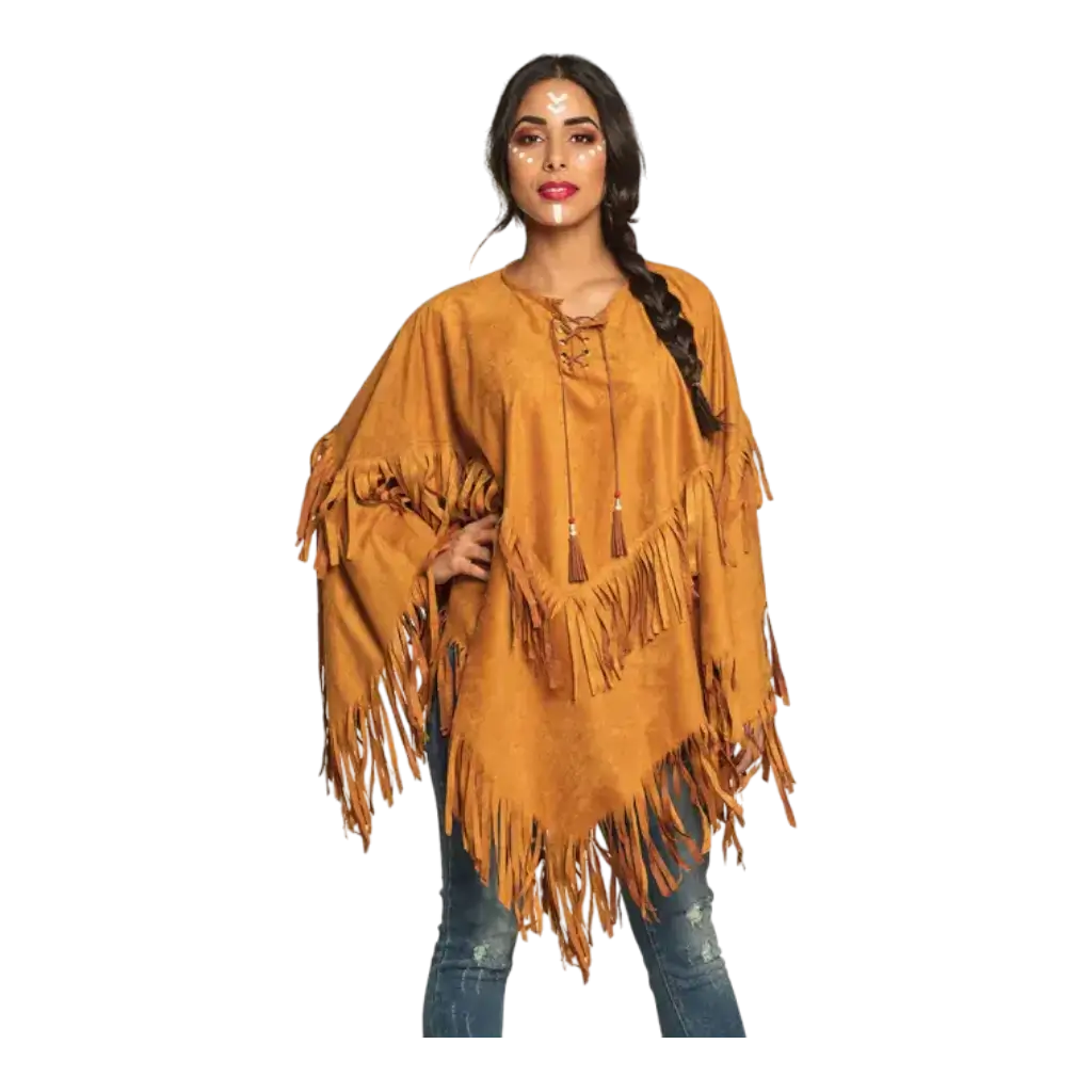 Poncho Indianerin