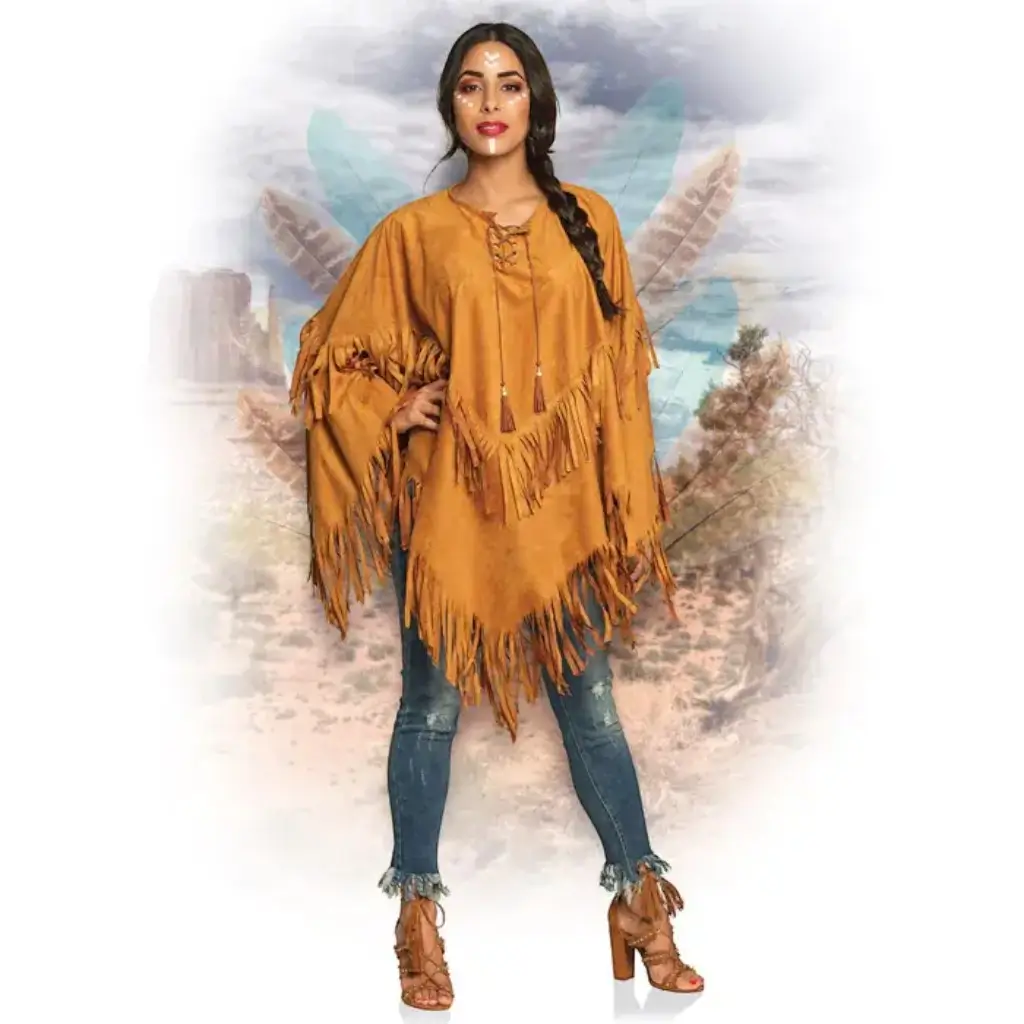 Poncho Indianerin