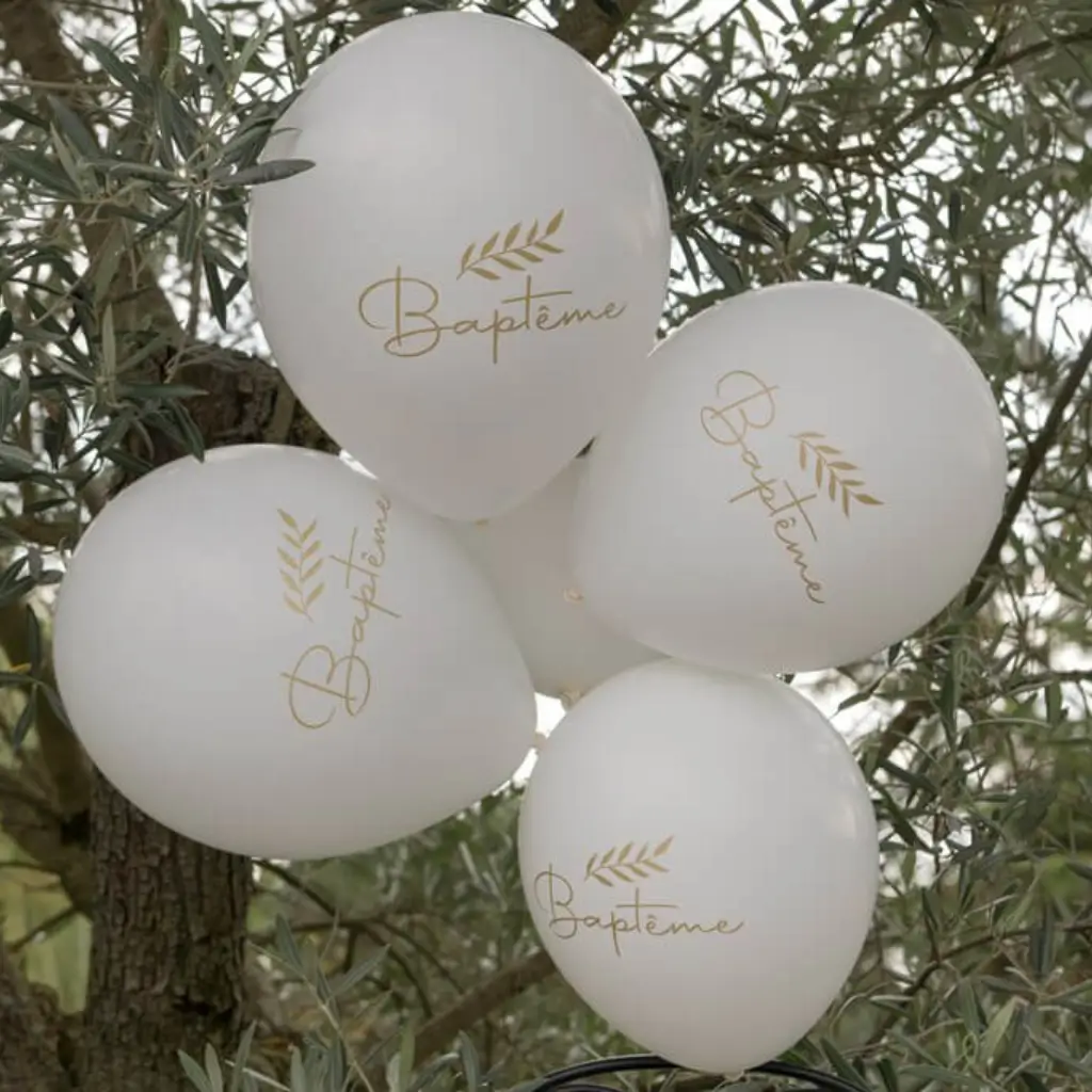 Taufe Ballon - 6er-Set