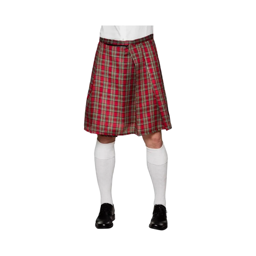 Kilt Schottenrock rot Mr. Tartan