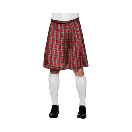 Kilt Schottenrock rot Mr. Tartan