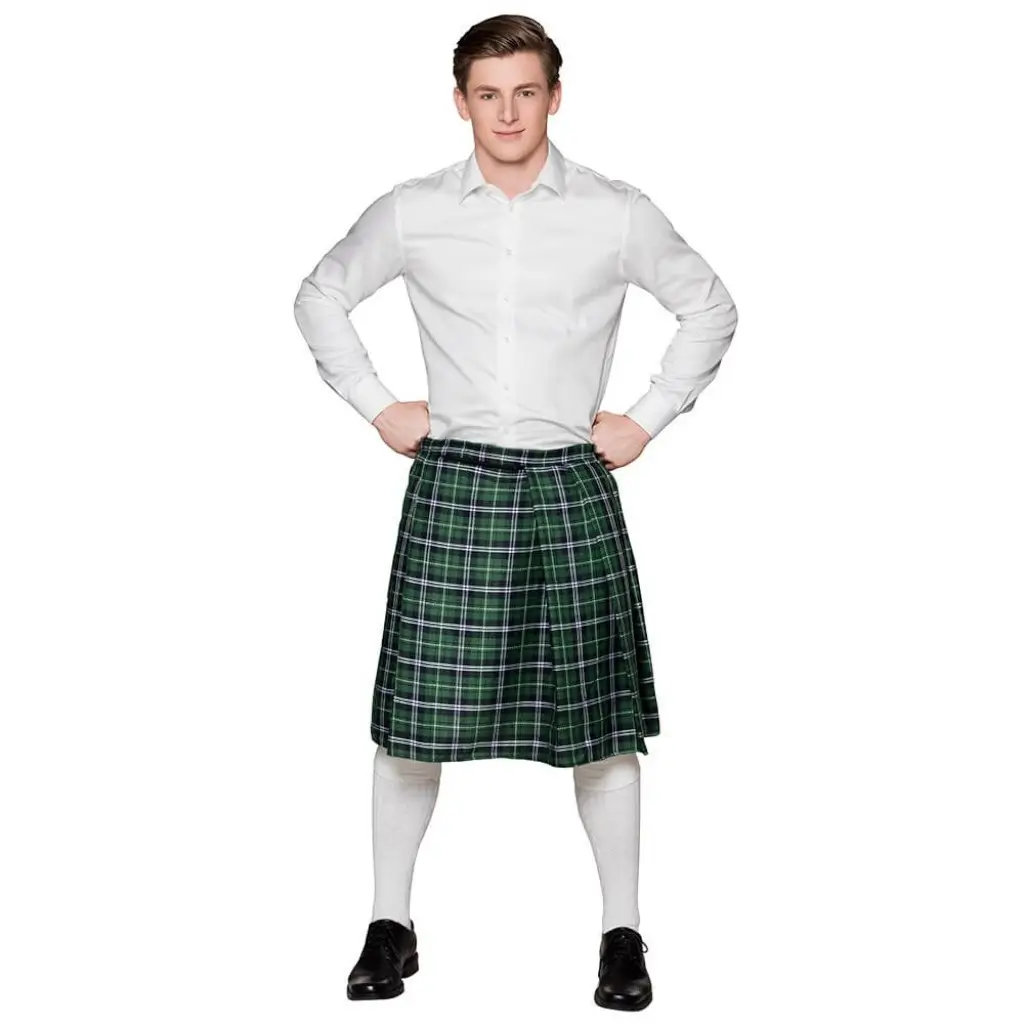 Kilt Schottischer Rock grün Mr. Tartan