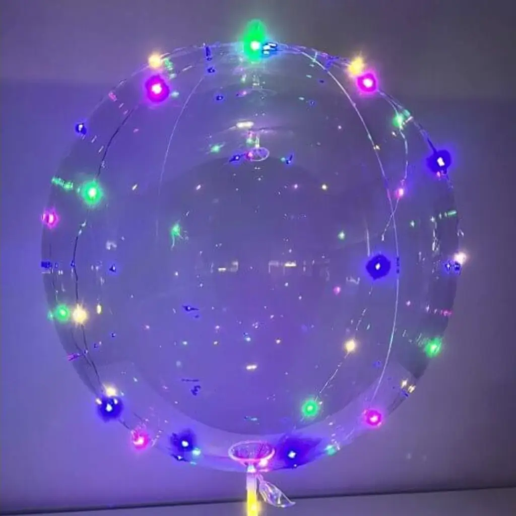 LED-Blasenball 40cm (Stab + Fuß)