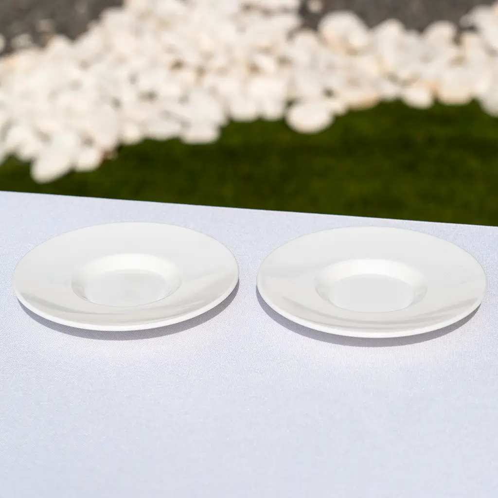Untertasse für Kaffee Weiß ø 10,5cm - 6er-Set