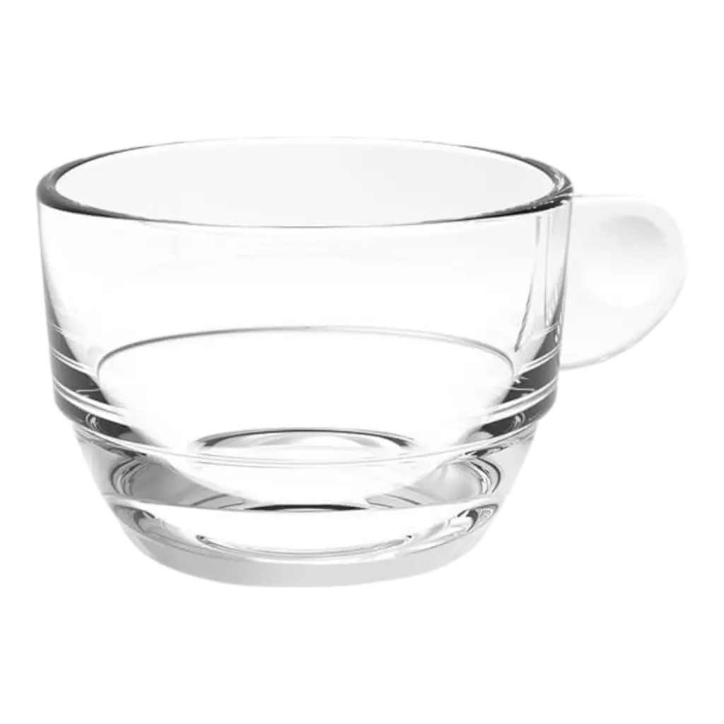 Doppelte Espressotasse Transparent 16,6cl - 6er-Set