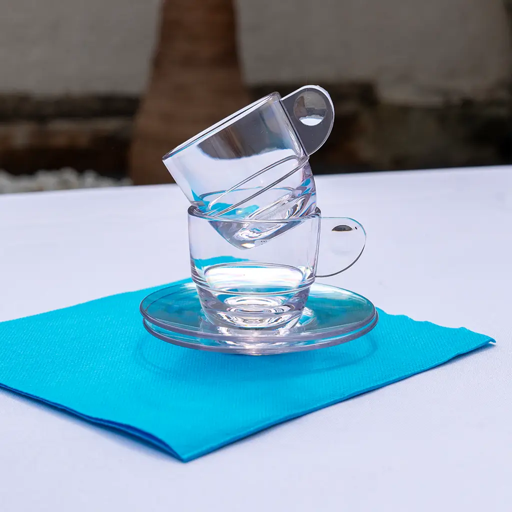 Doppelte Espressotasse Transparent 16,6cl - 6er-Set