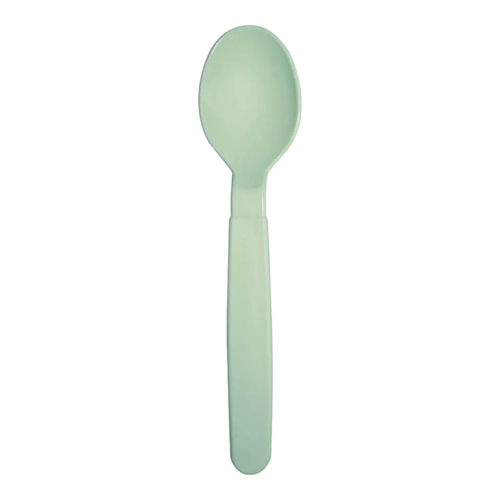 Unzerbrechlicher Löffel PP Pastellgrün - 6er-Set