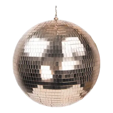 Disco Disco-Kugel Roségold - 20cm