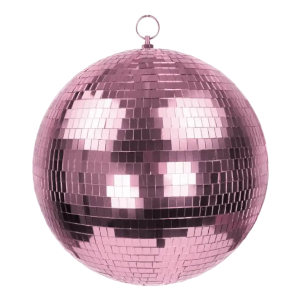 Disco Diskokugel Rosa - 20cm