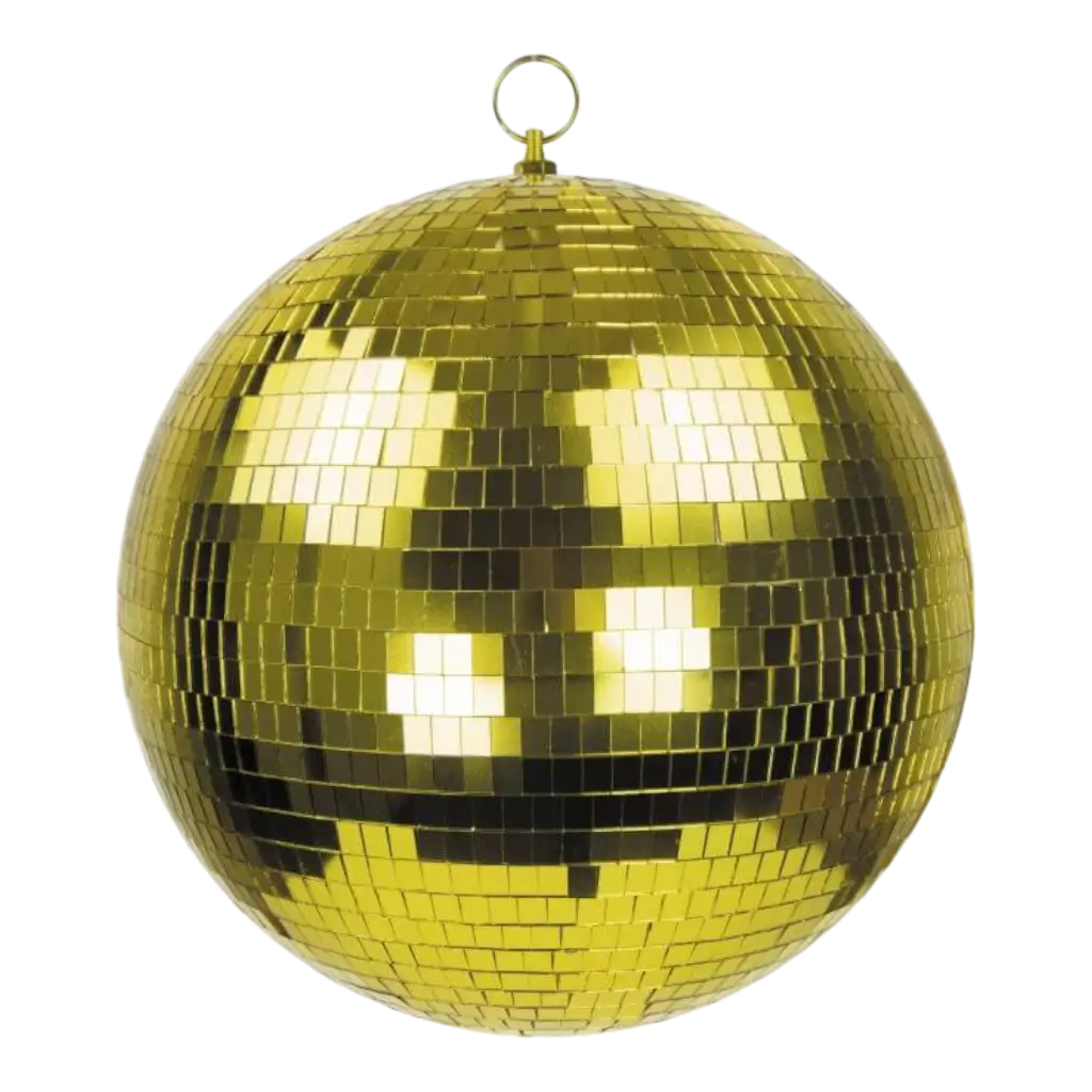 Disco Disco-Kugel Gold - 30cm