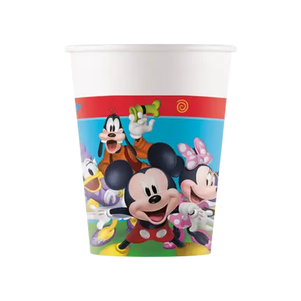 Pappbecher Mickey - 25cl - Satz von 8