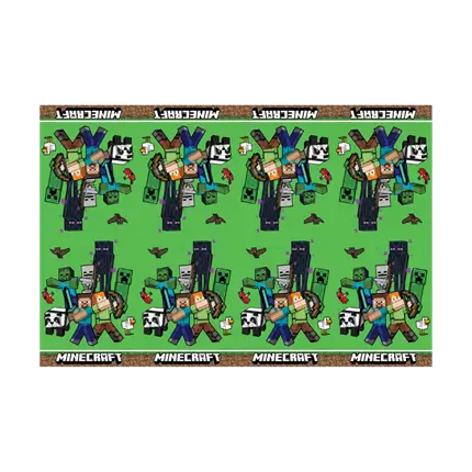 Plastiktischdecke Minecraft