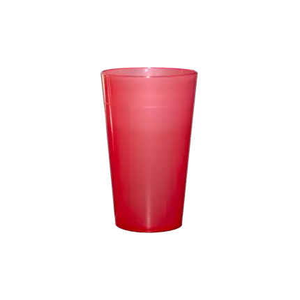 Becher Ecocup Rot 25?ml nutzbar (33?ml randvoll) Wiederverwendbar – Typ Bier klein, Saft, Softdrinks