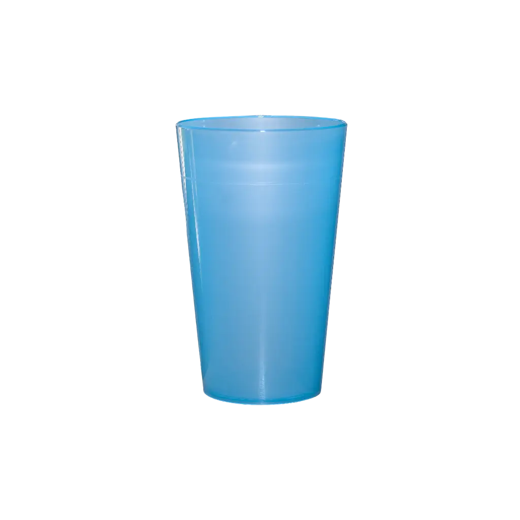 Becher Ecocup Blau 25?ml nutzbar (33?ml randvoll) Wiederverwendbar – Typ Bier klein, Saft, Softdrinks