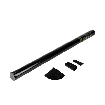 Konfettikanone Manuell 80cm - Schwarz