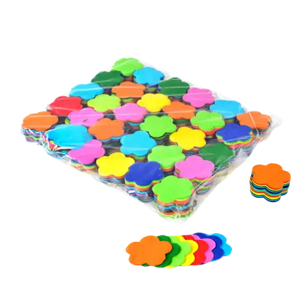 Konfettibeutel Blumen 1KG - Mehrfarbig