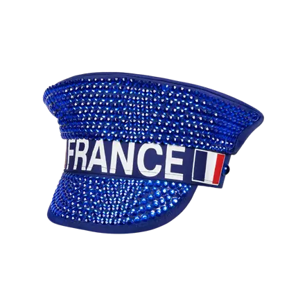 Glitzernde Mütze Frankreich