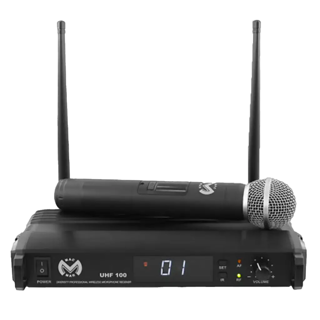 Drahtloses Mikrofon Mac Mah - UHF 100 M