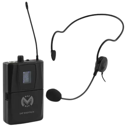 Mac Mah Gürtel- und Mikrofonsender - UHF Bodypack